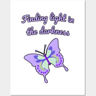 Finding light in the darkness Posters and Art